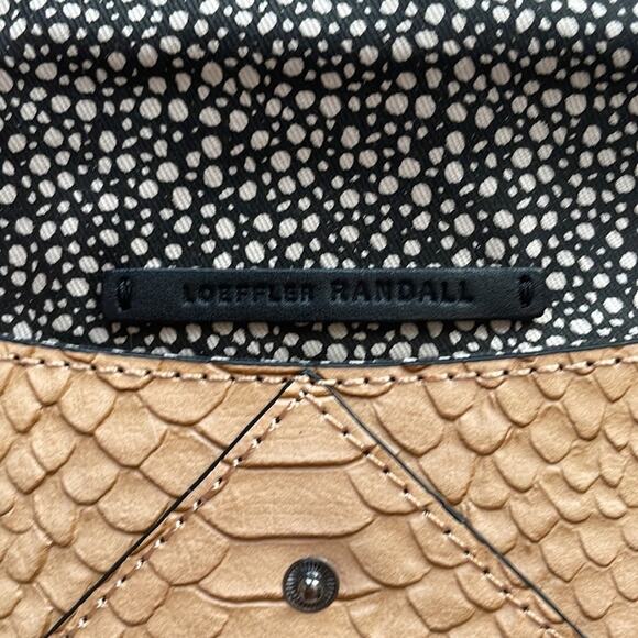 Loeffler Randall Python Embossed Envelope Clutch - Picture 7 of 12